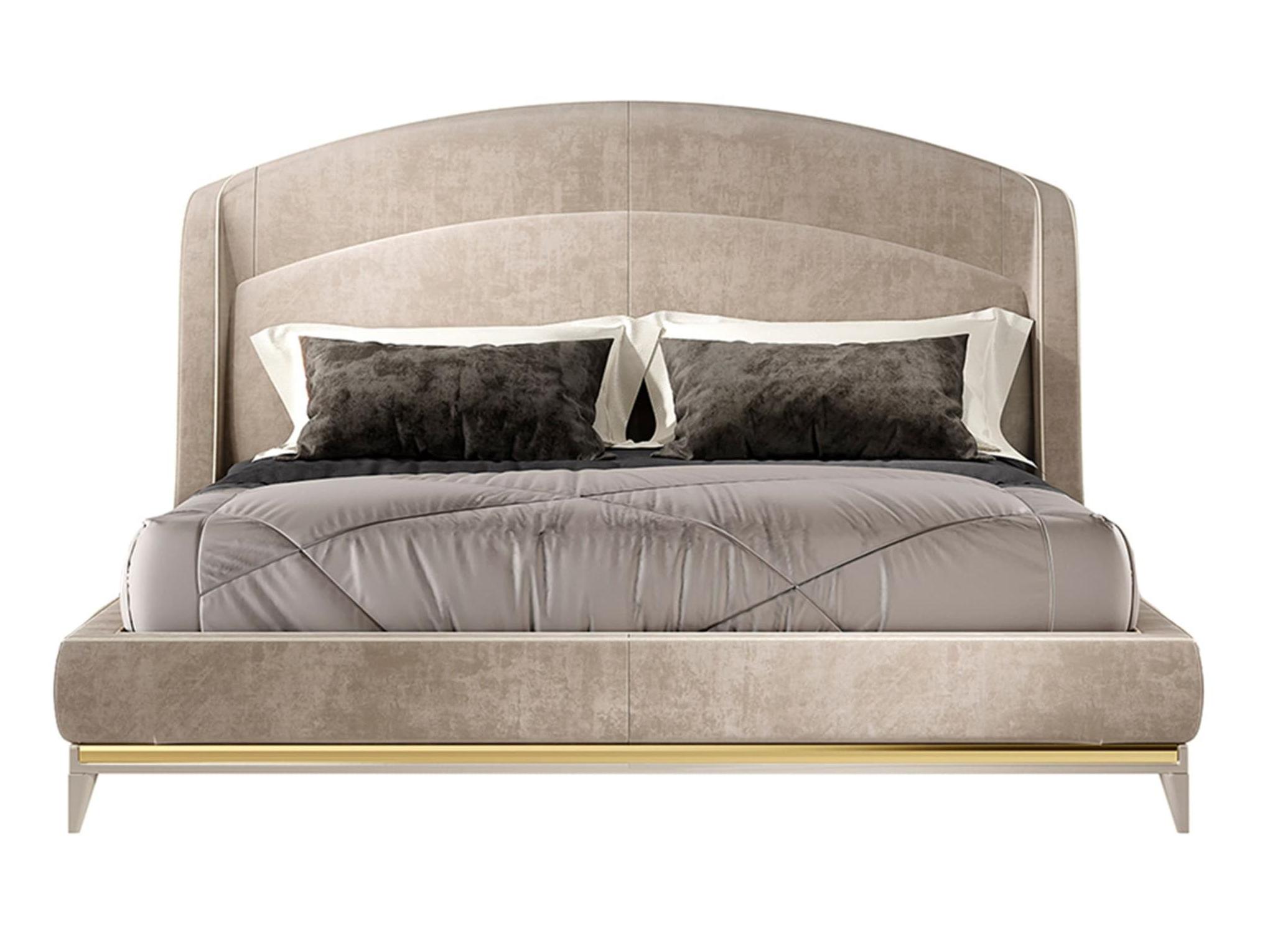 Modern Beige Designer Bed