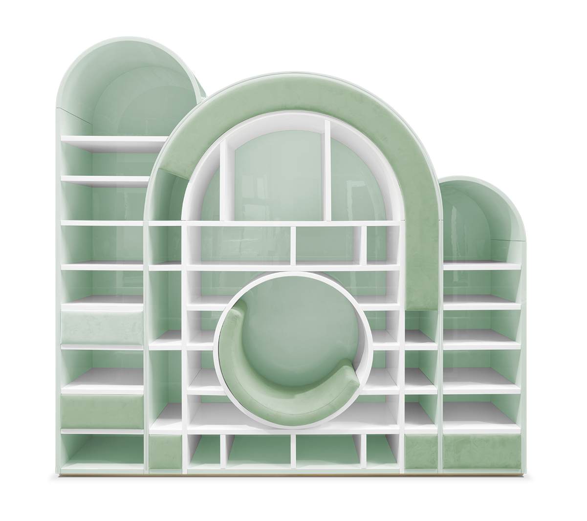Sugar Rush Green Children's Bookcase