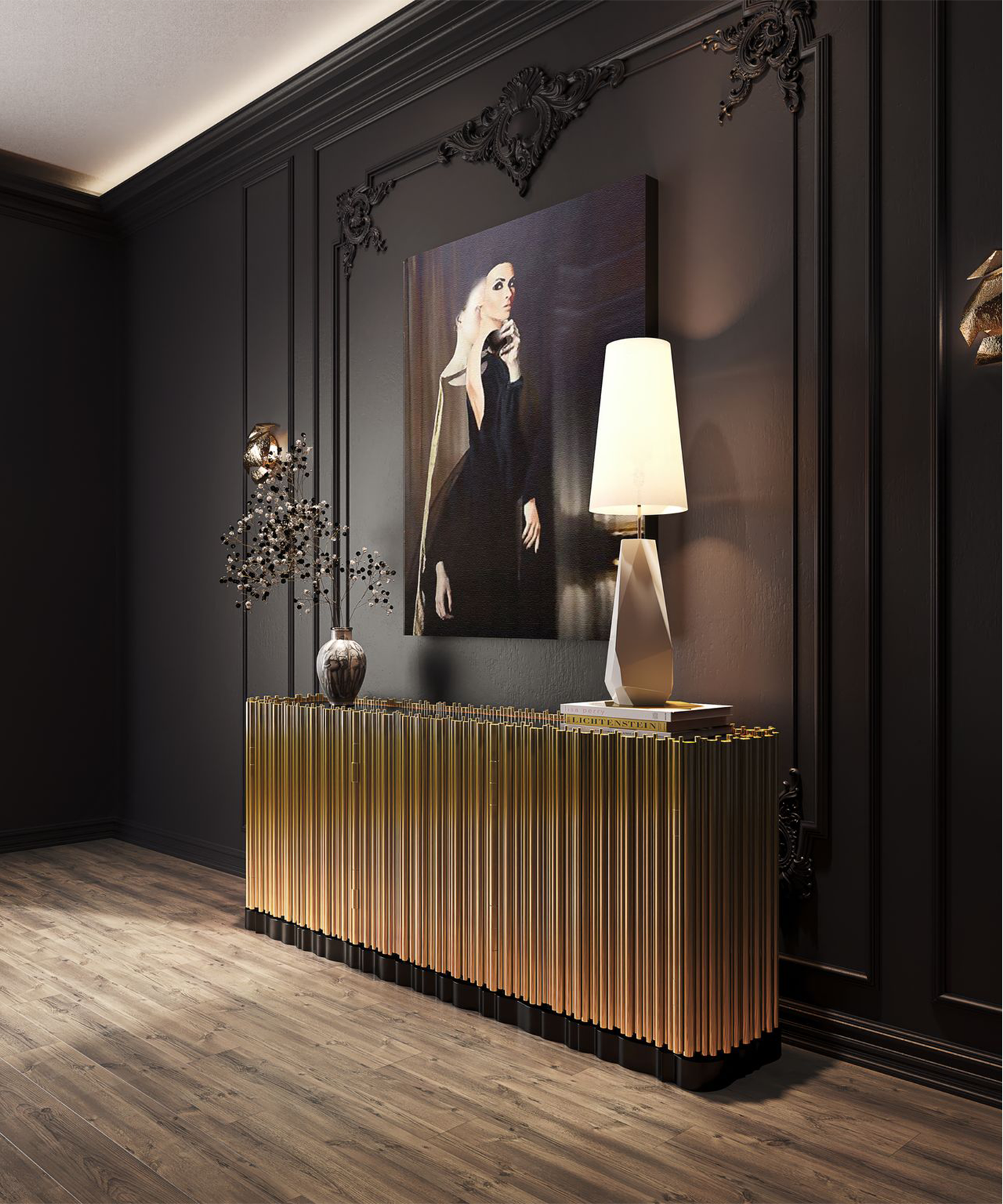 Harmony Gold Deluxe Sideboard