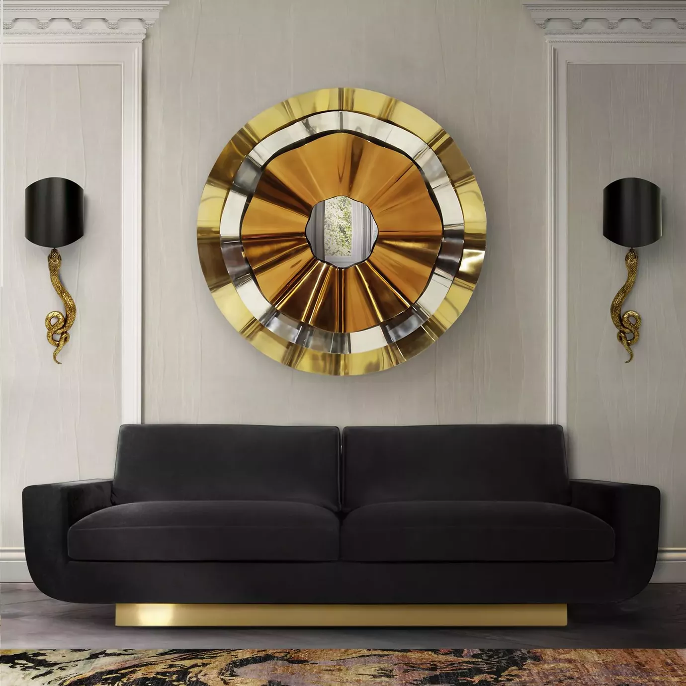 Serpentine Wall Sconce