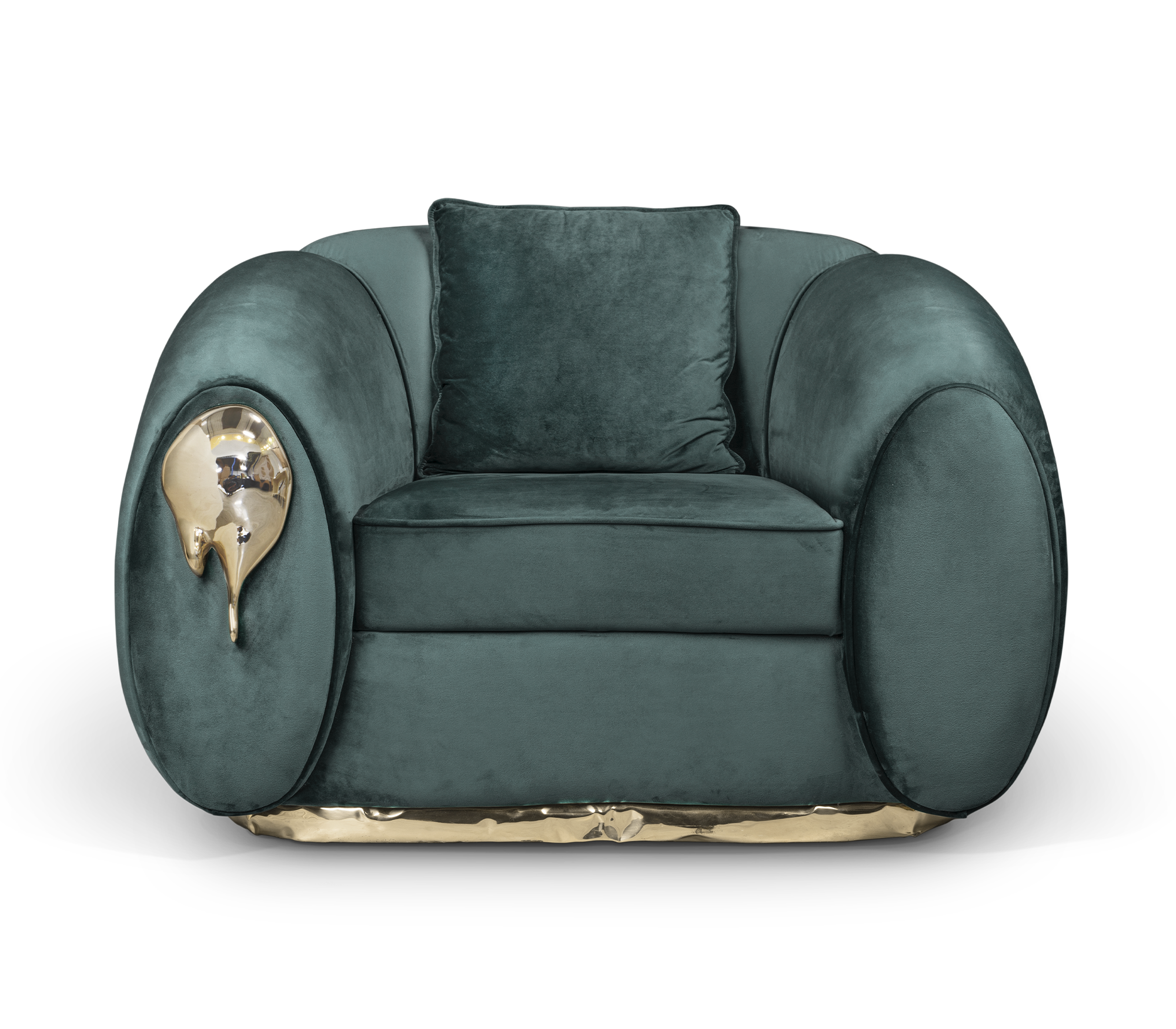 Solara Green Armchair