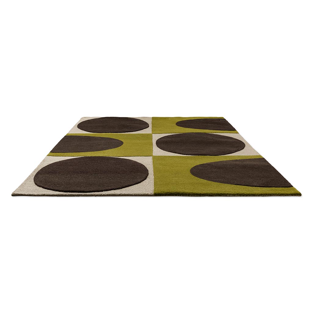 Spot Square Walnut/Lichen 157907 Rug