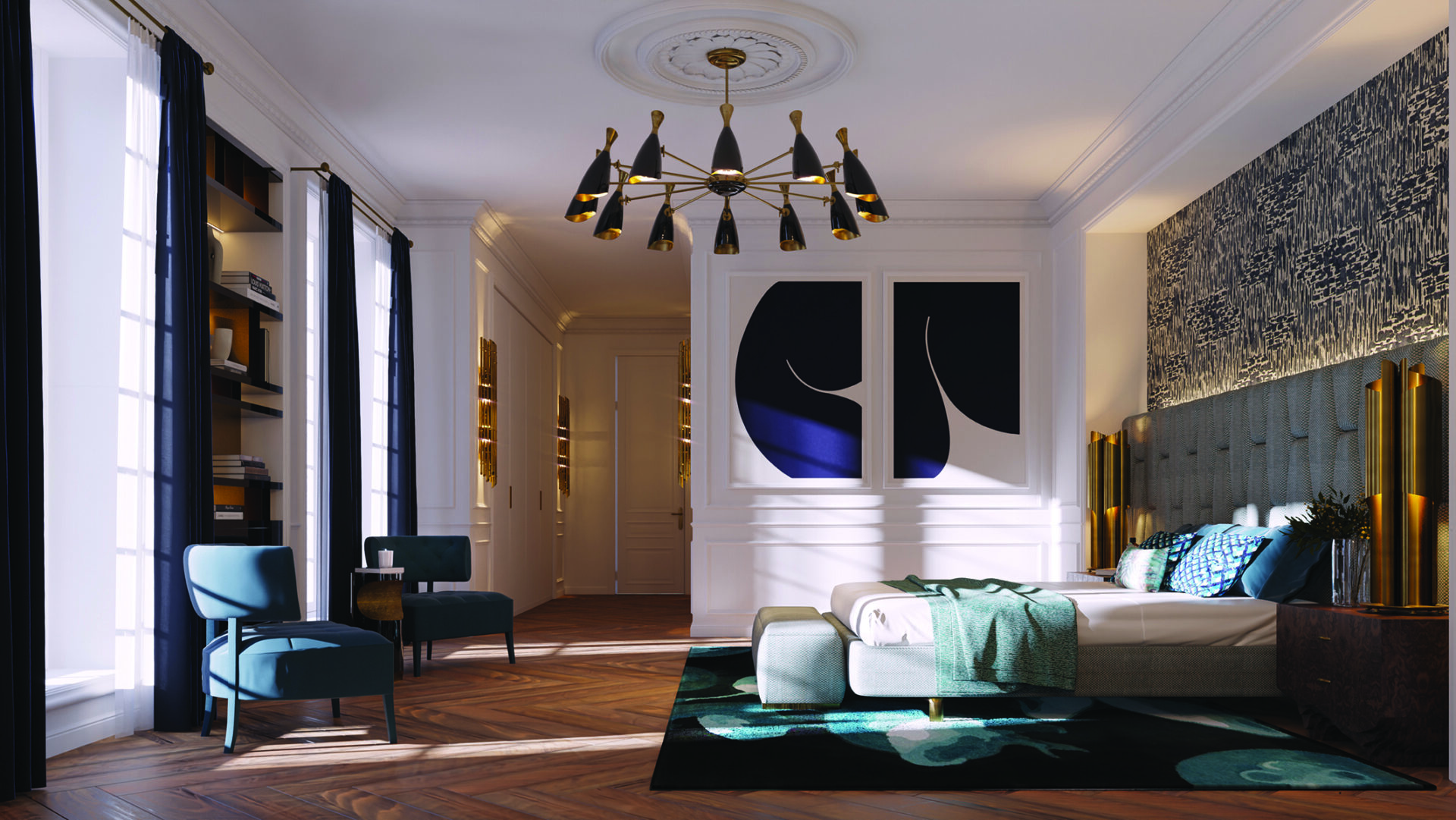 Noble Round Suspension Lamp - 4