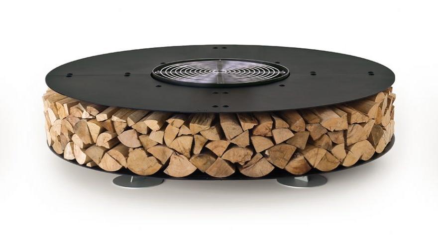 Zero Steel Black Fire Pit