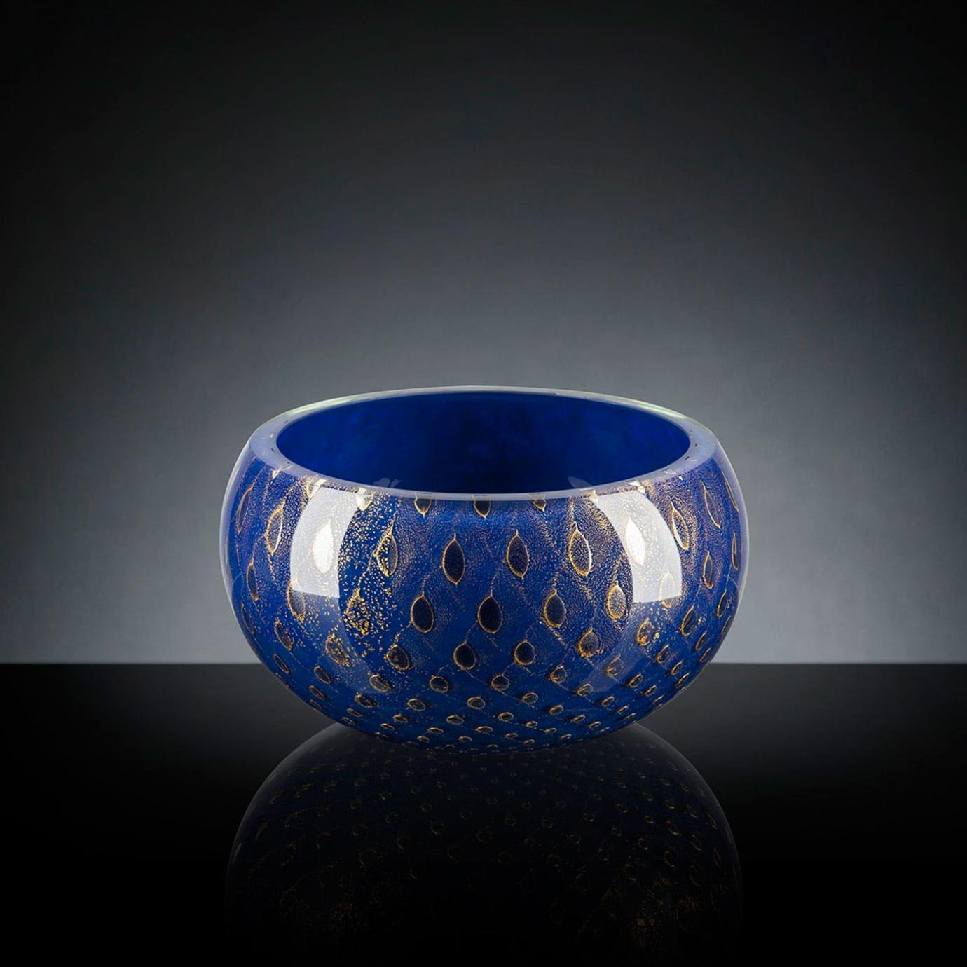 Mocenigo Blue and Gold Bowl