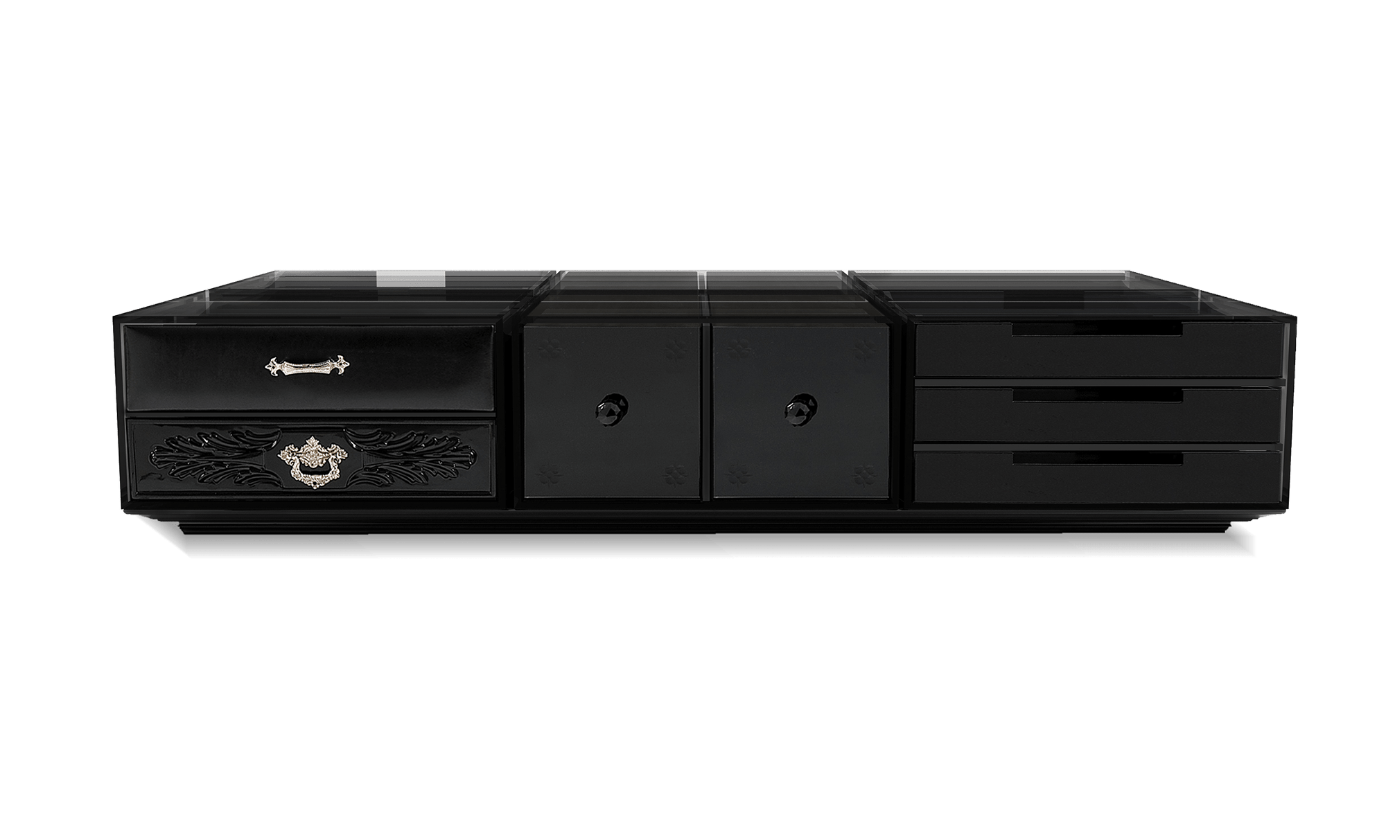 Urban Black Contemporary Coffee Table