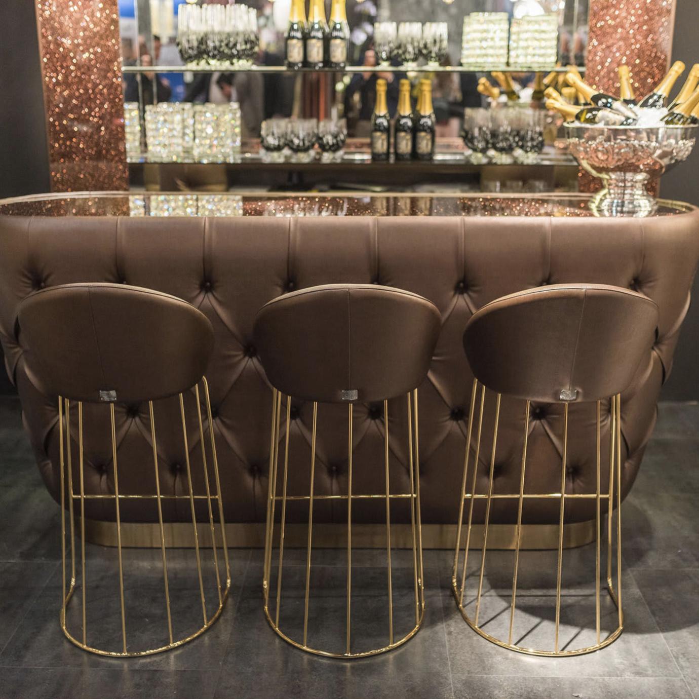 Bay Upholstered Bar Stool