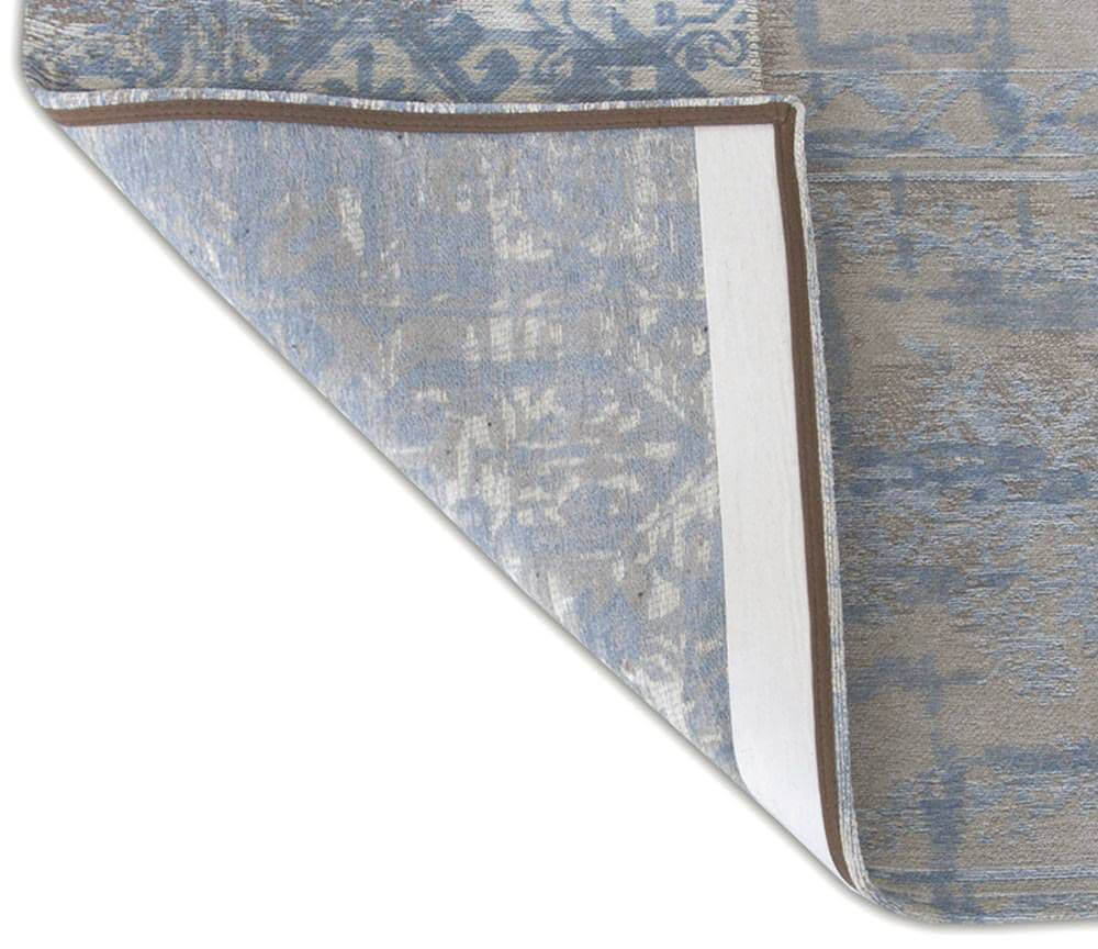 Vintage Patchwork Style Rug Gustavian ☞ Size: 60 x 90 cm