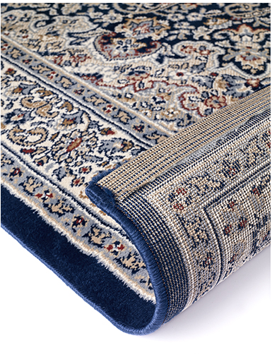 Oriental Blue Machine Woven Rug