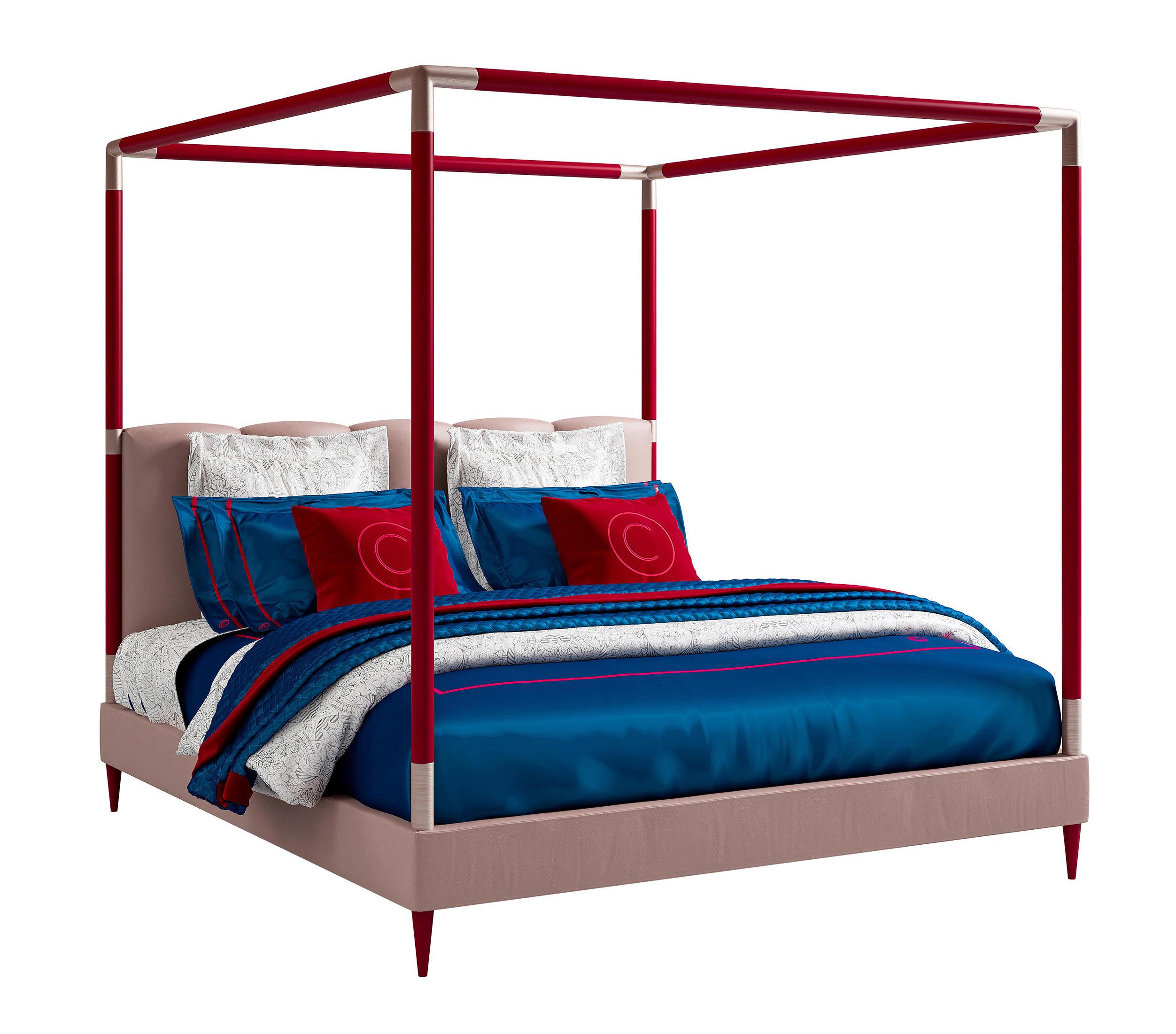 Luxurious Italian Bed with Canopy | Mattress Size: 200 x 200 cm