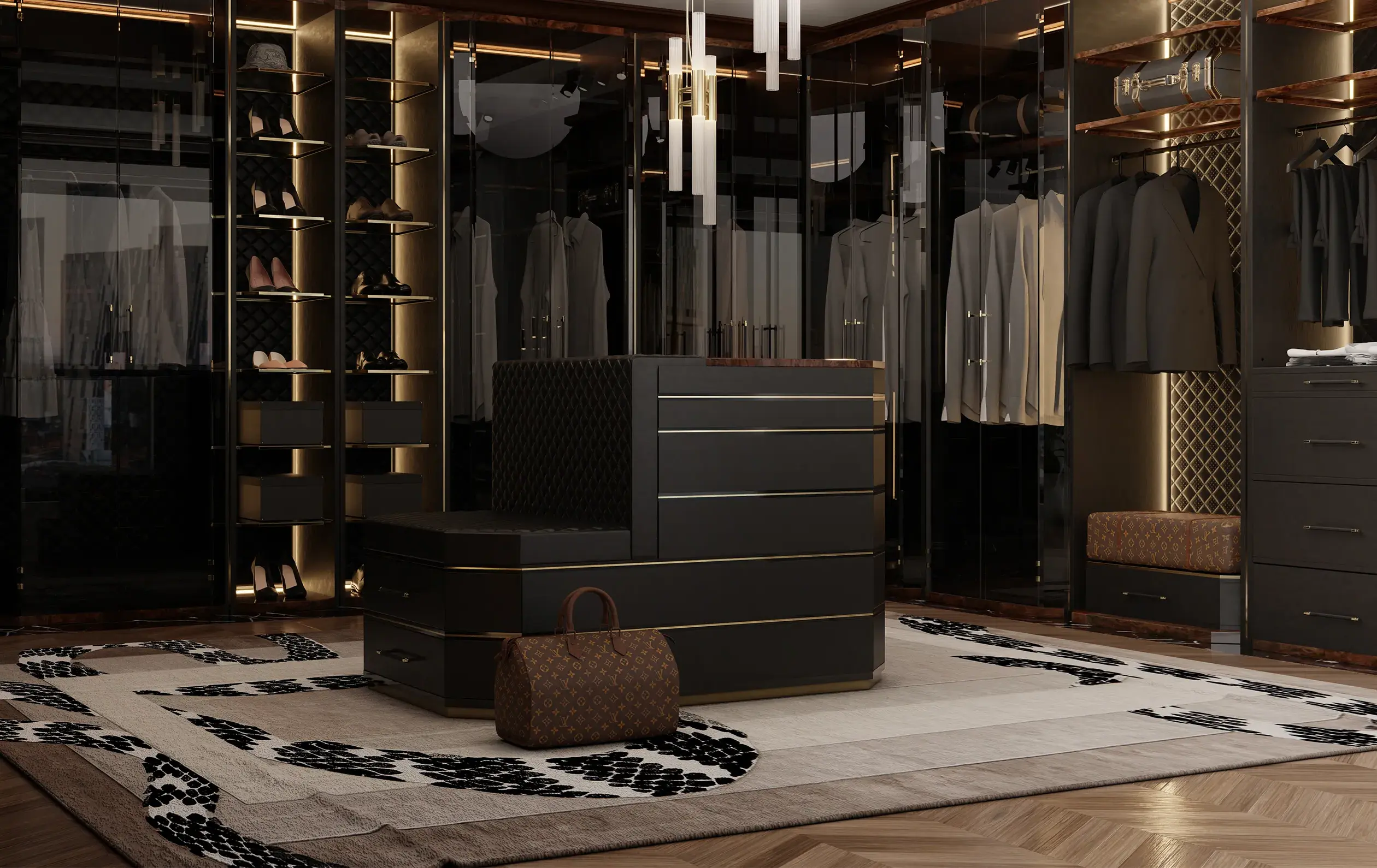Rhythm Grey Closet Island - 1