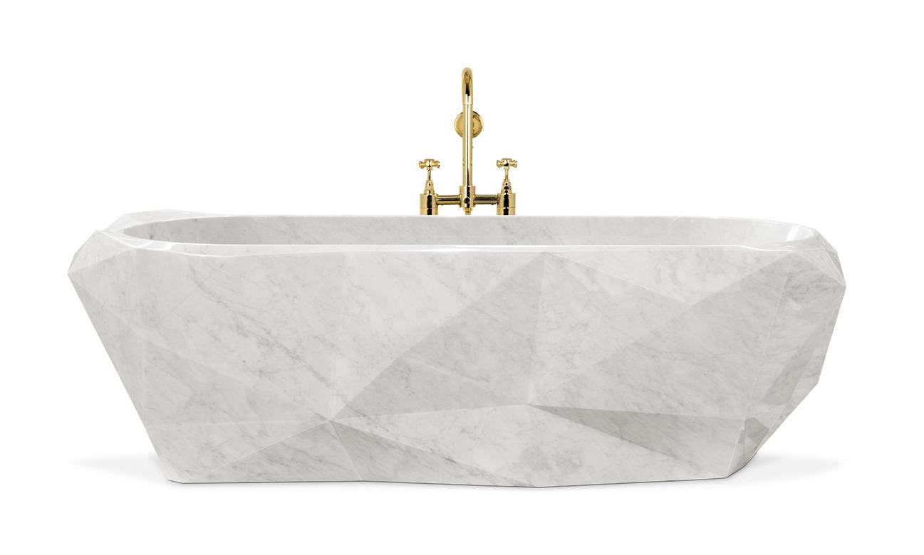 Gemstone Marble Bath