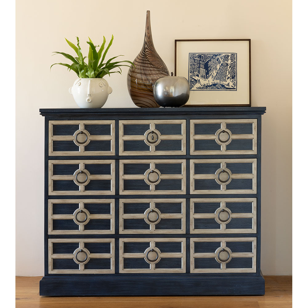 Midmoor Chest of Drawers Blue Painted