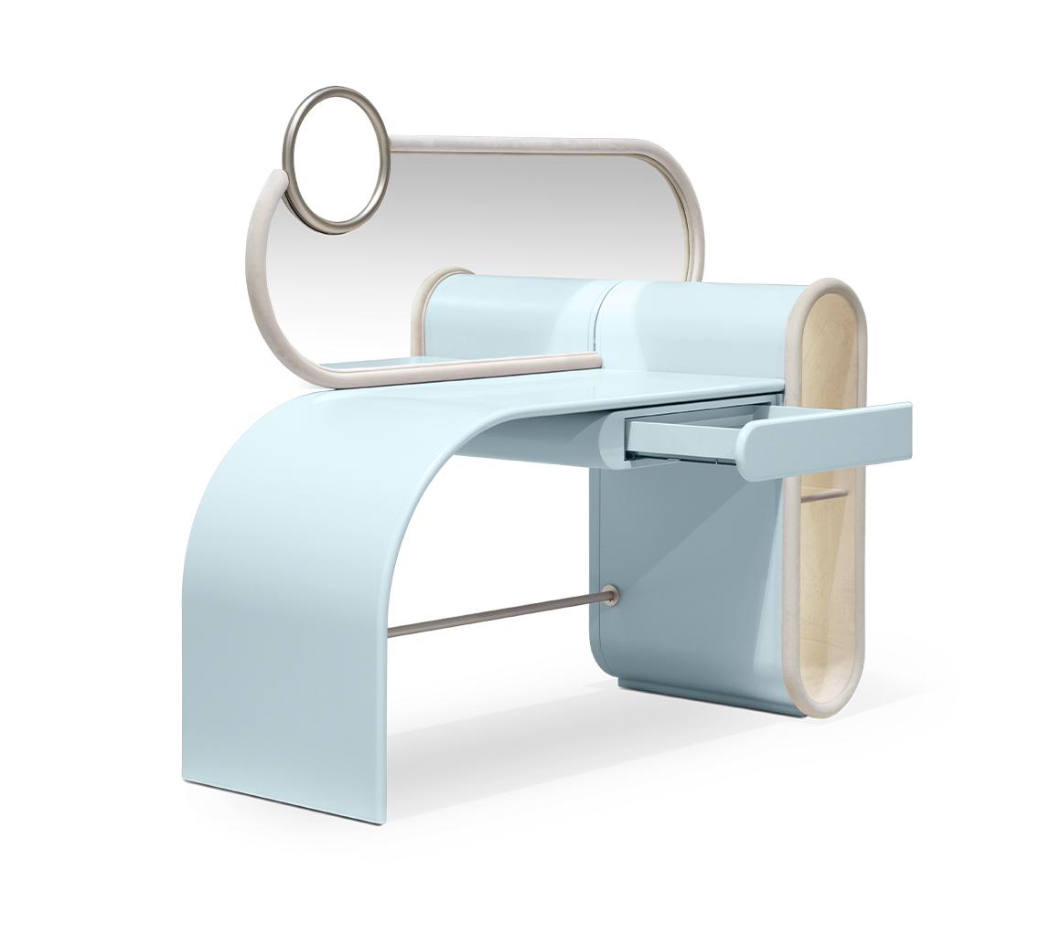 Candy Pop Blue Vanity Table