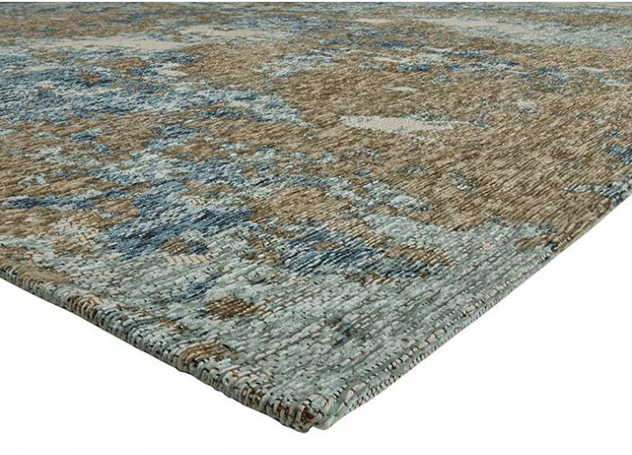 Deco Abstract Green / Blue Rug ☞ Size: 200 x 285 cm