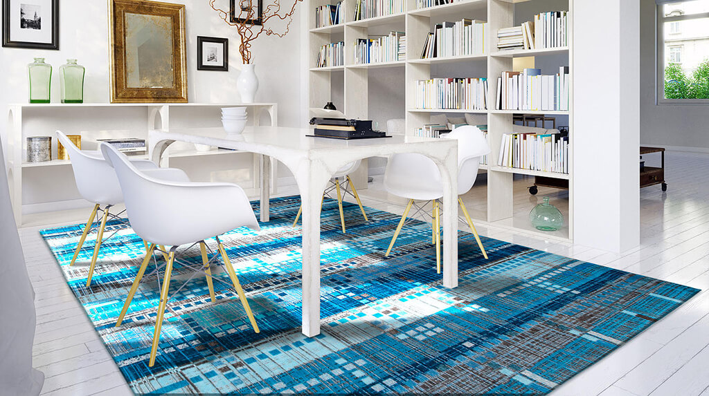 Blue Avenue Rug