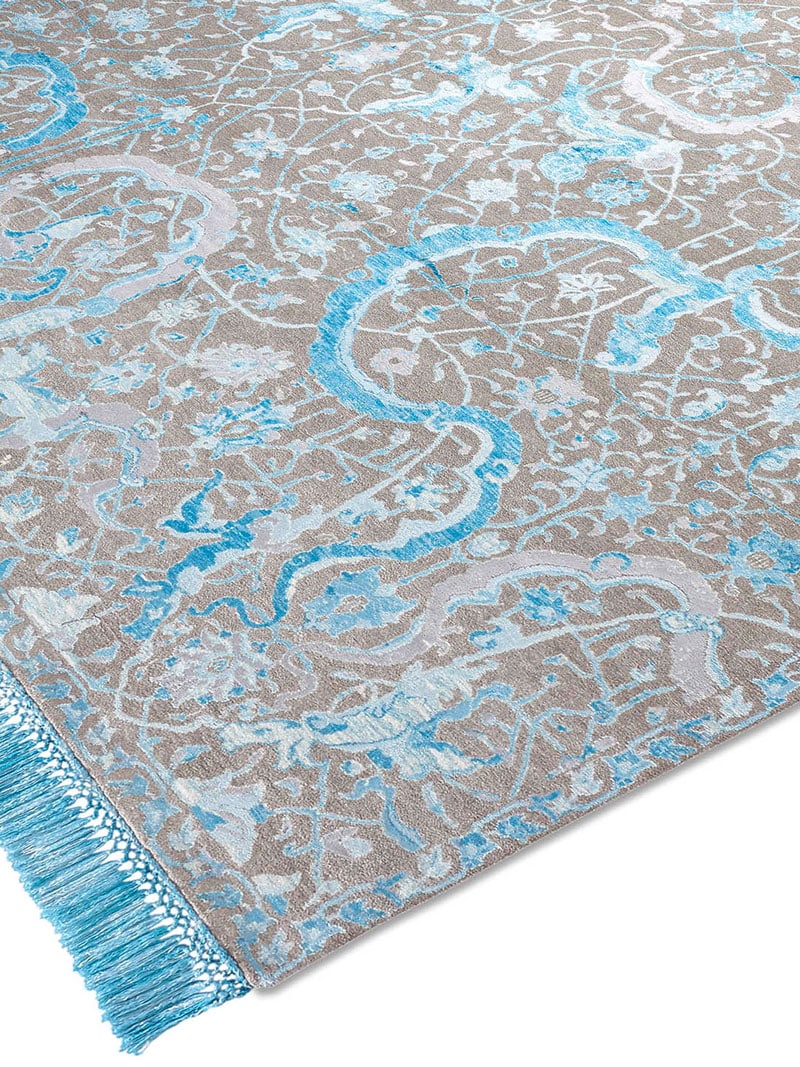 Tabriz Blue Luxury Rug