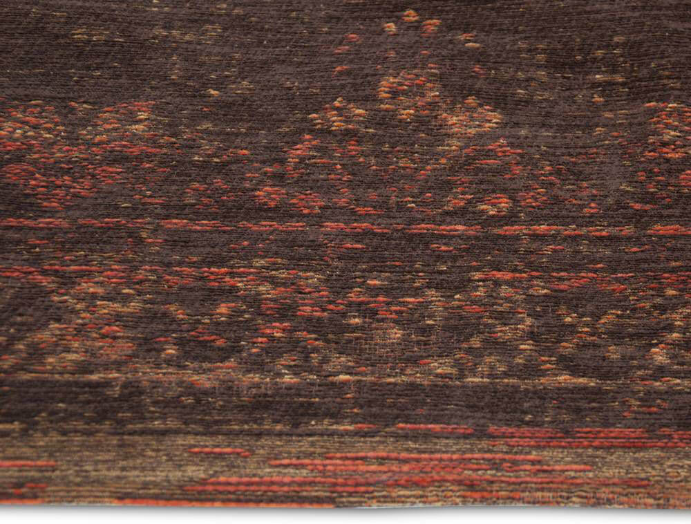 Vintage Style Rug Dark Pumpkin Rug | Size: 200 x 280 cm