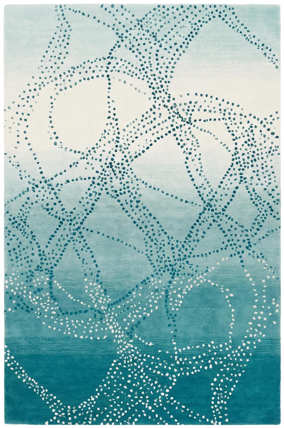 Ocean Web Teal Rug