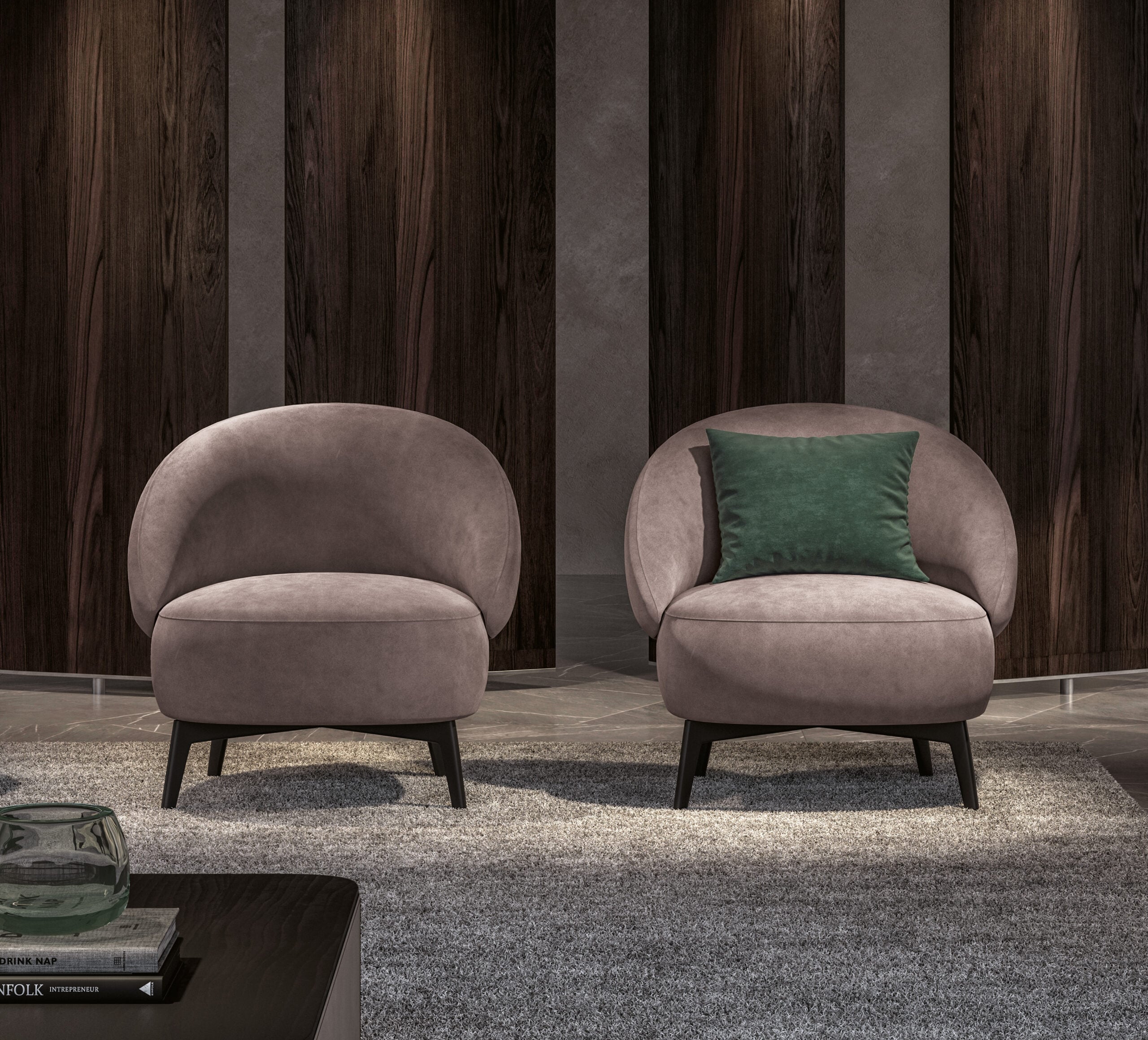 Italian Lounge Armchair