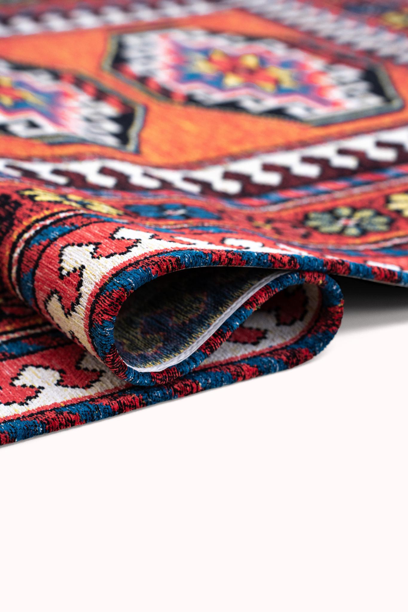 Red Mix 9844 Rug