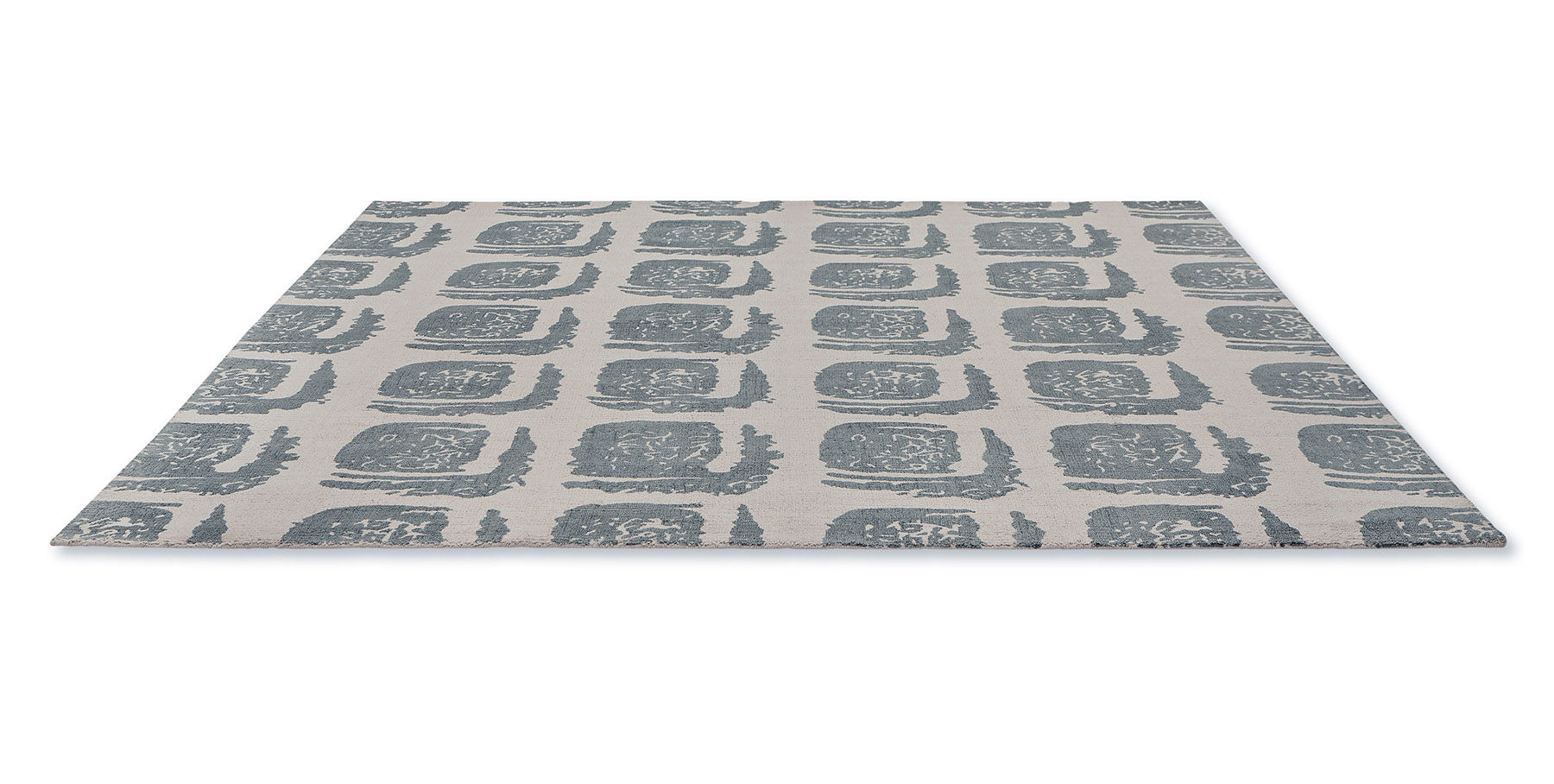 Woodblock Grey Rug