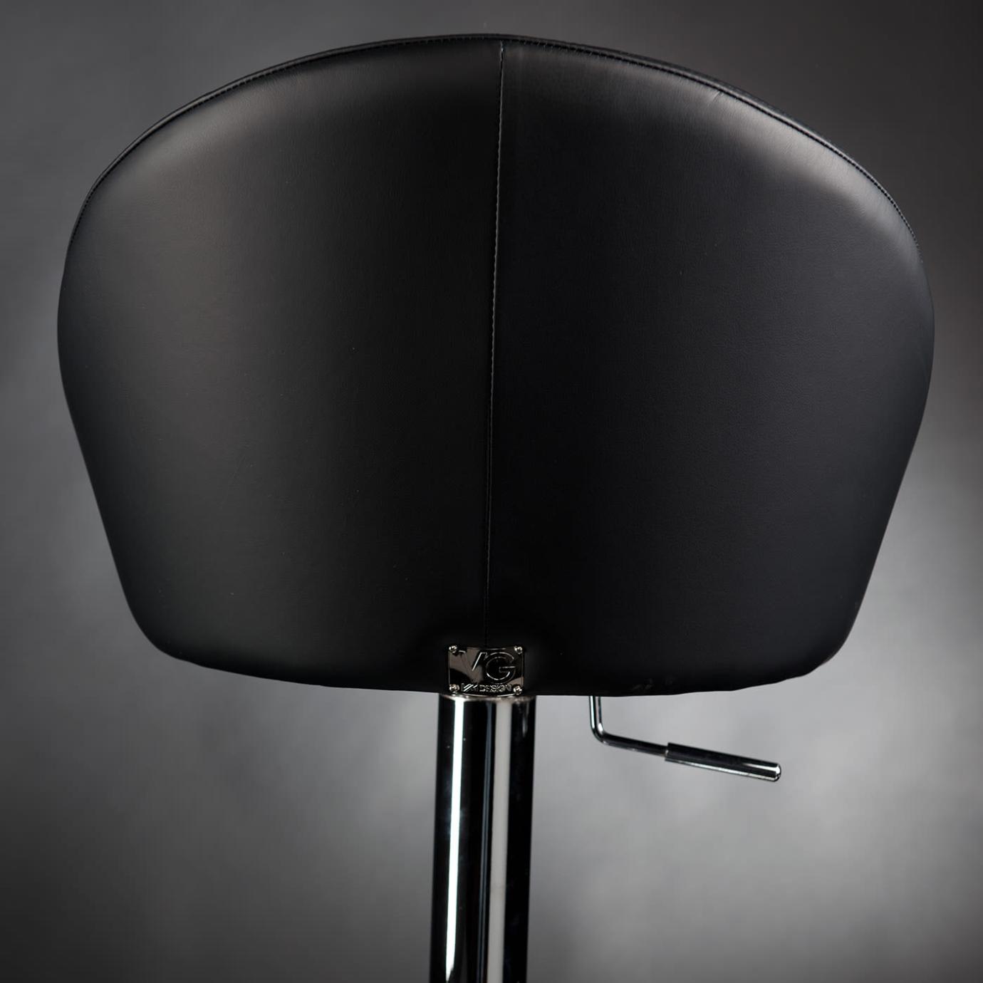 Rusty Black Bar Stool