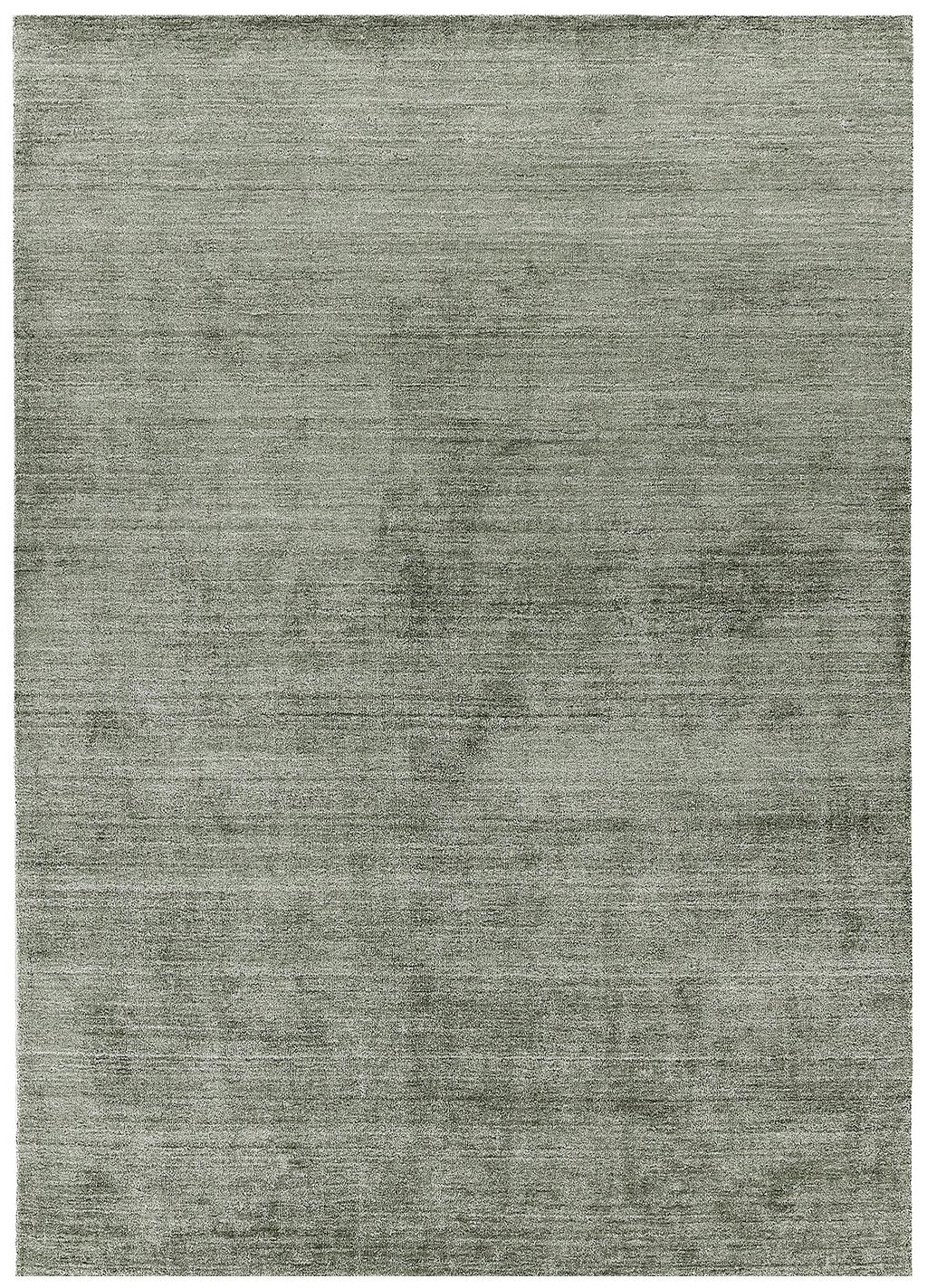 Pure Green Bamboo Silk Rug