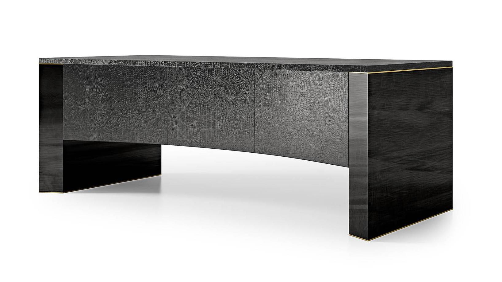 Luxe Black Desk