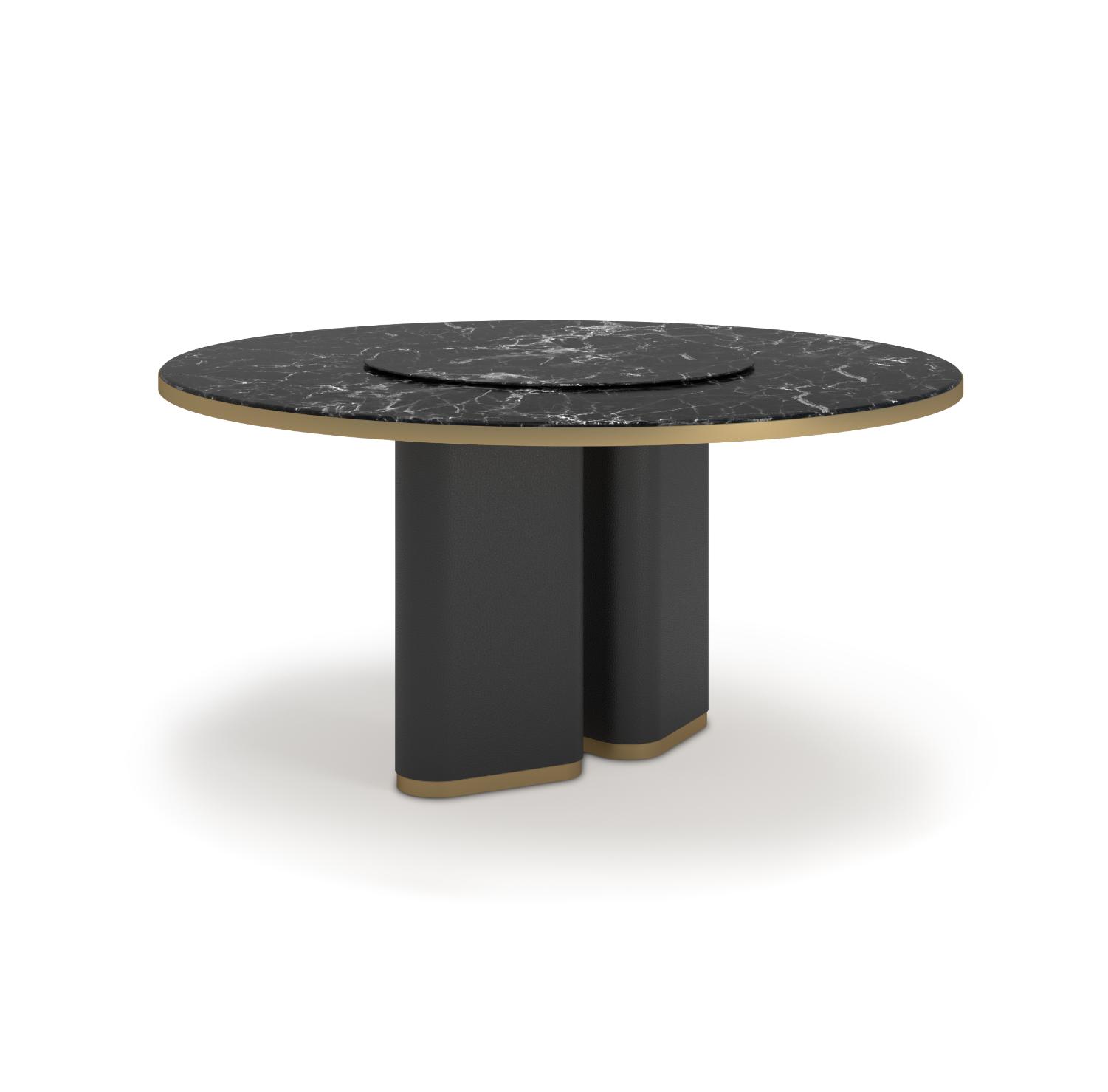 Fabian Dining Table with Rotating Center