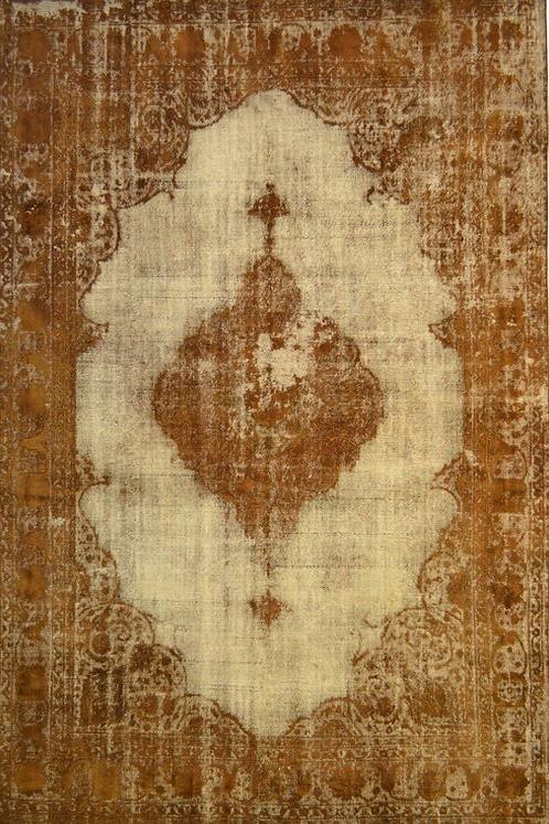 Caramel Brown Vintage Rug