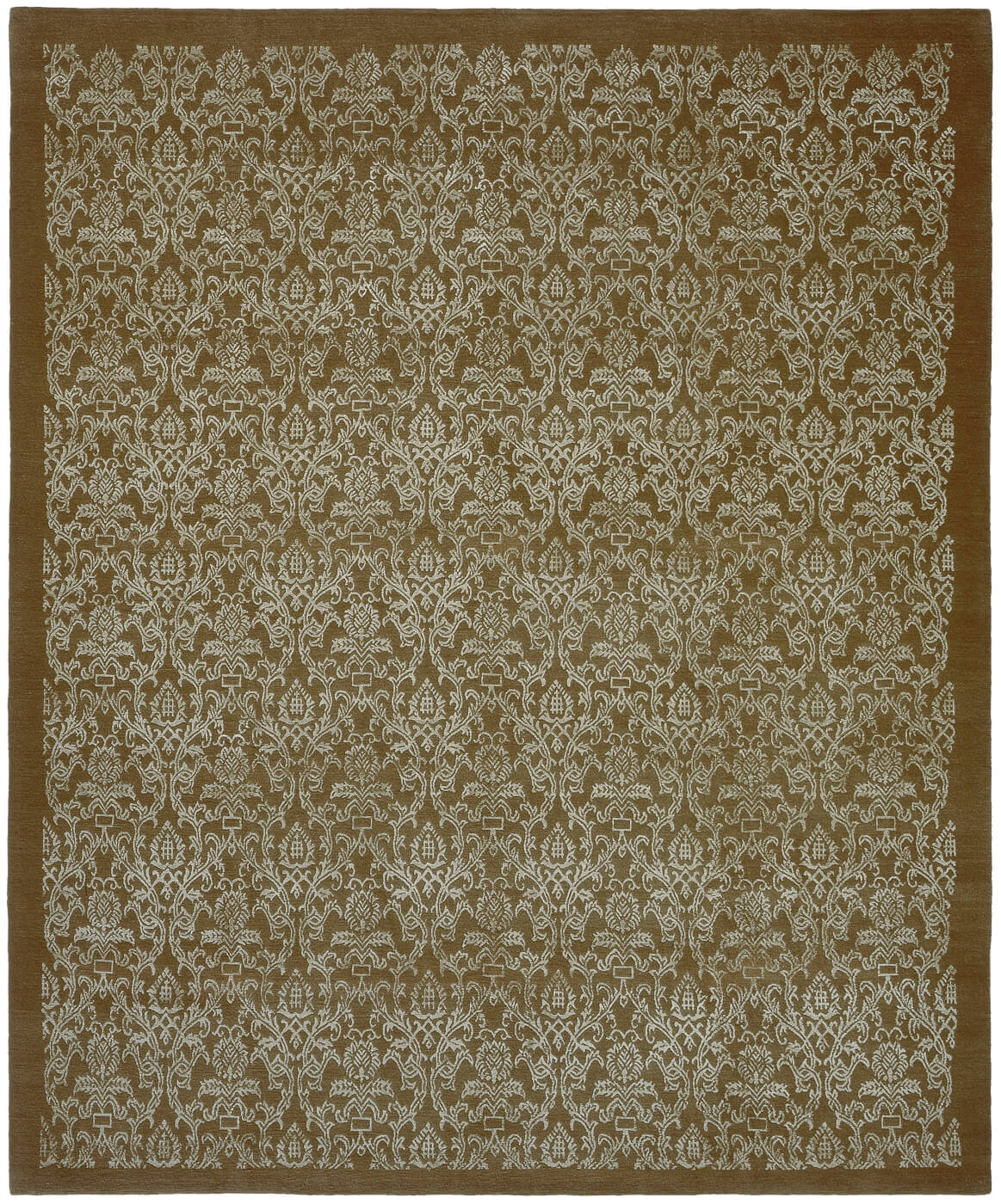 Roma Border Olive Rug