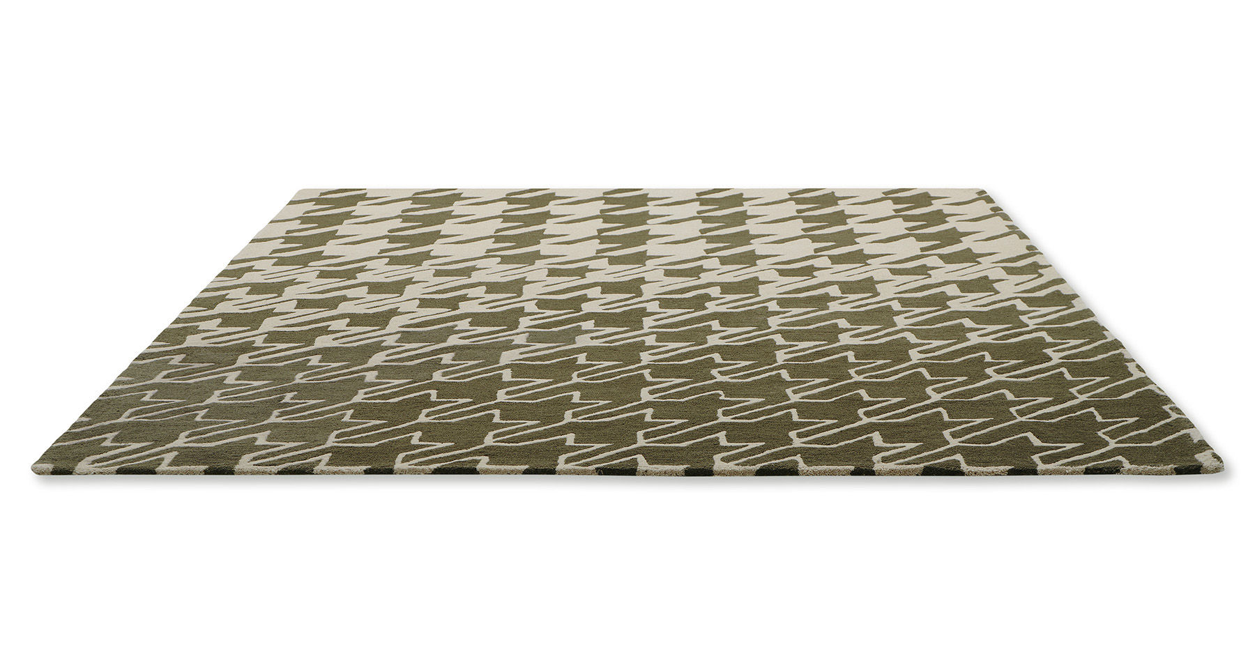 Houndstooth Grey Rug