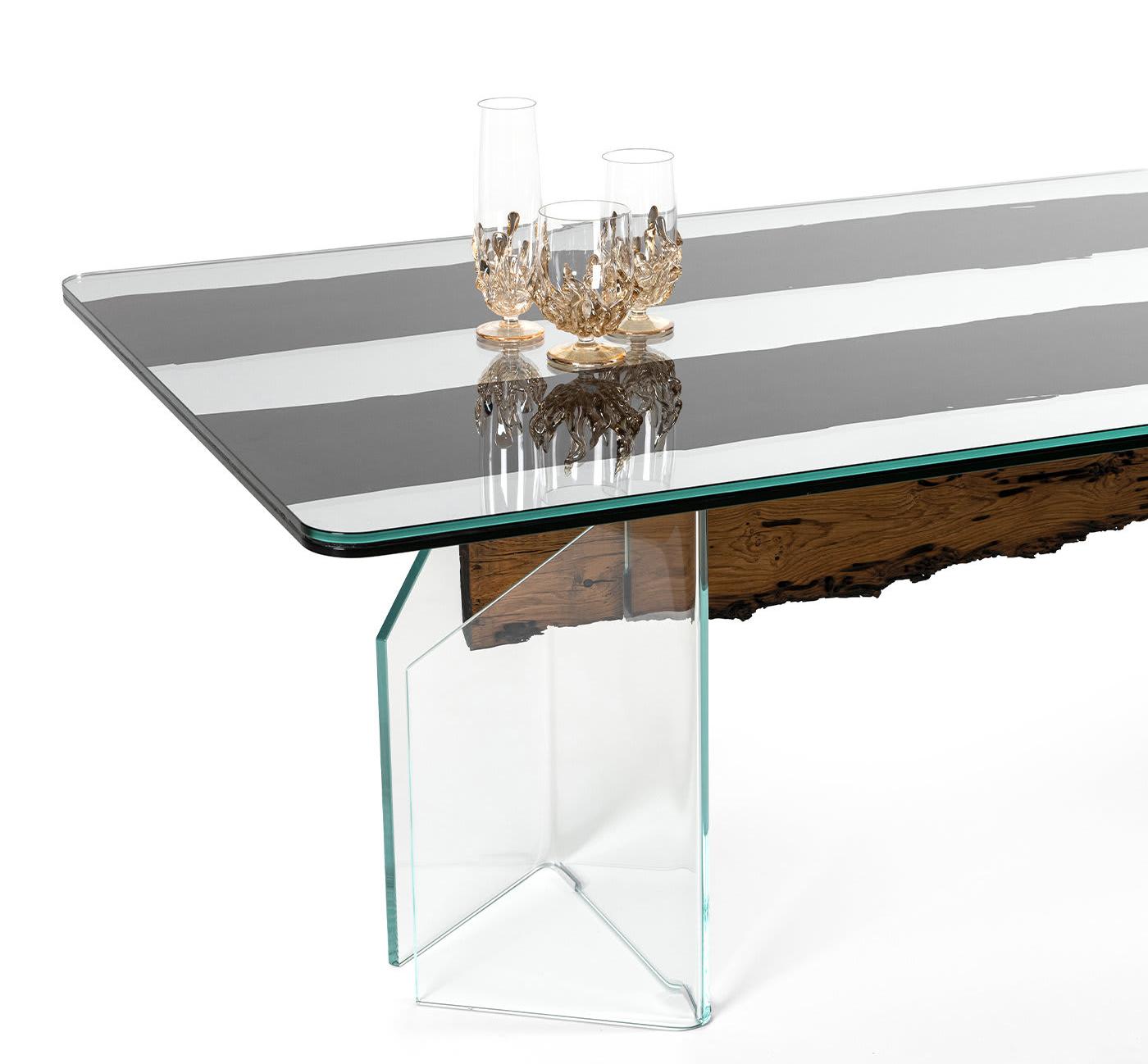 Venezia Dining Table in Black Finish