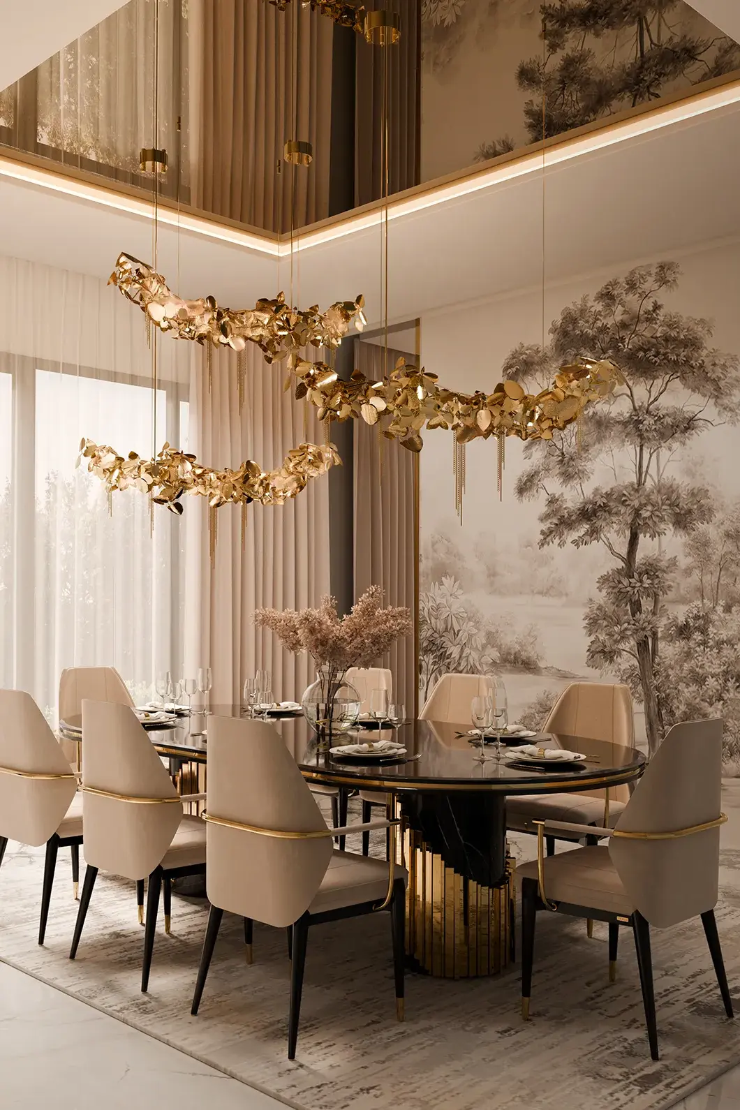 Royal Elegance Suspension Lamp - 2