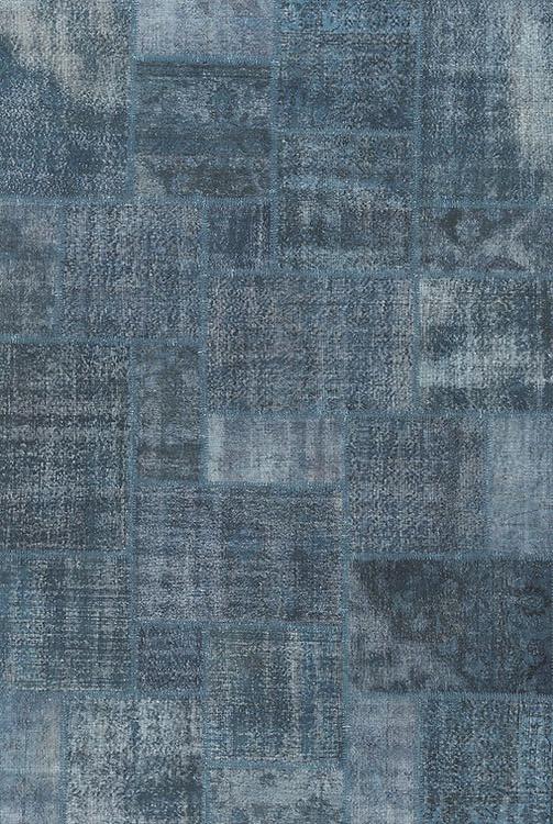 Indigo Patchwork Rug