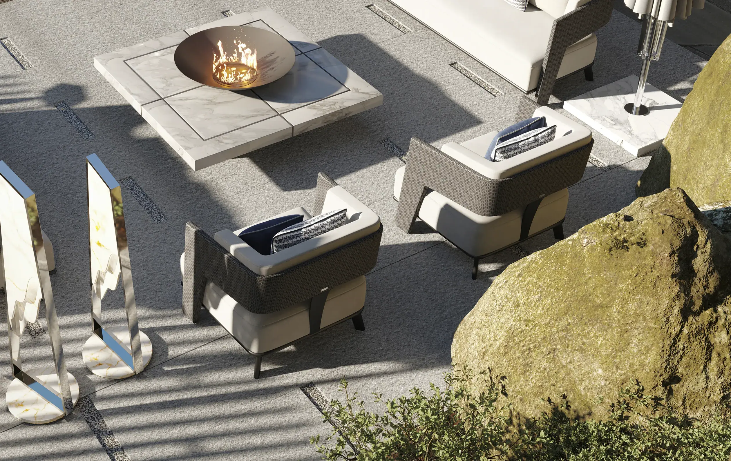 Regent Grey Armchair - 1