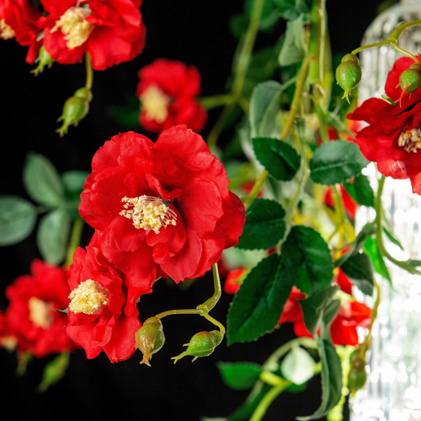 Red Roses Large Chandelier