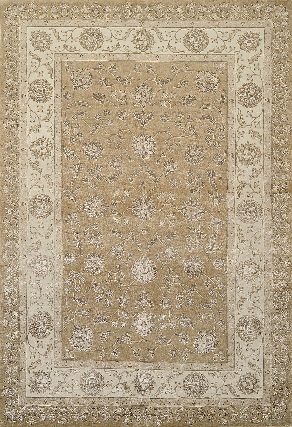 Kamal Silk Rug ☞ Size: 360 x 450 cm
