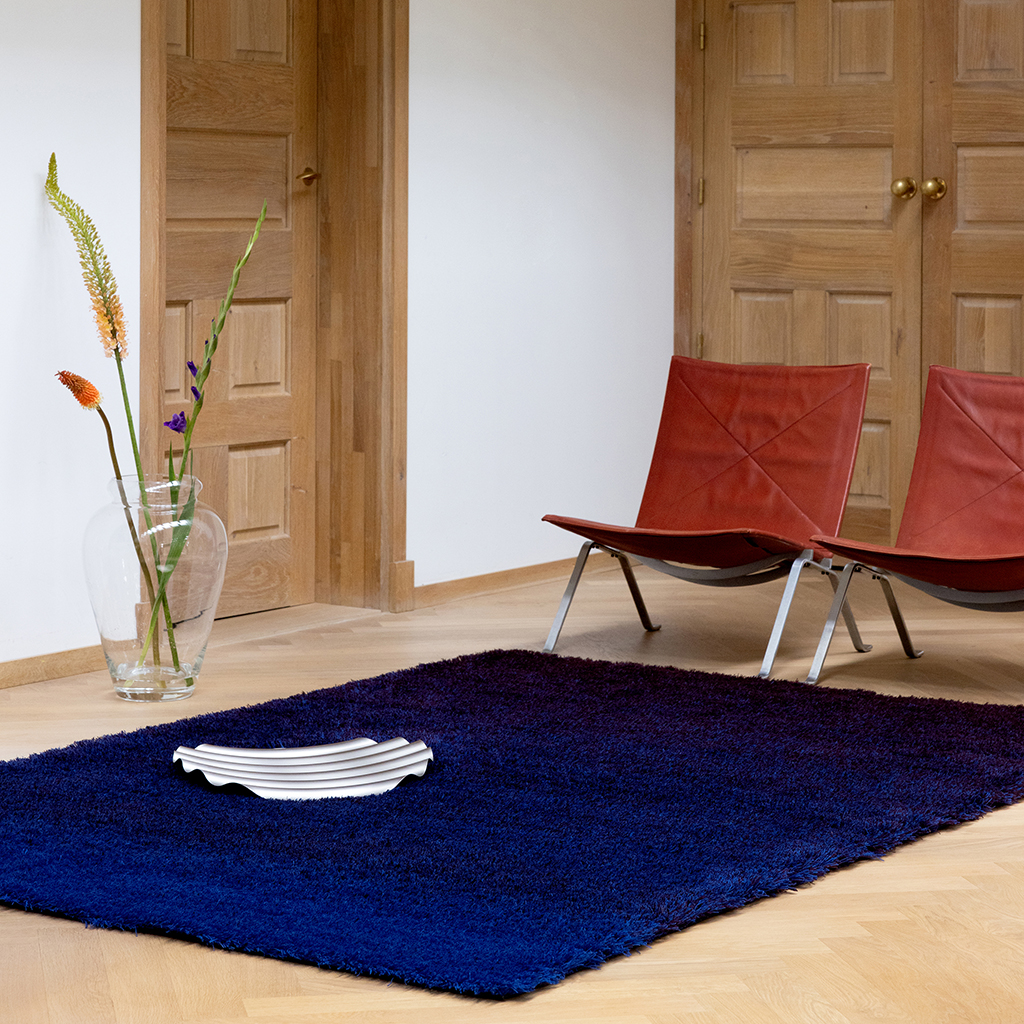 Shade High Electric Blue / Aubergine Rug