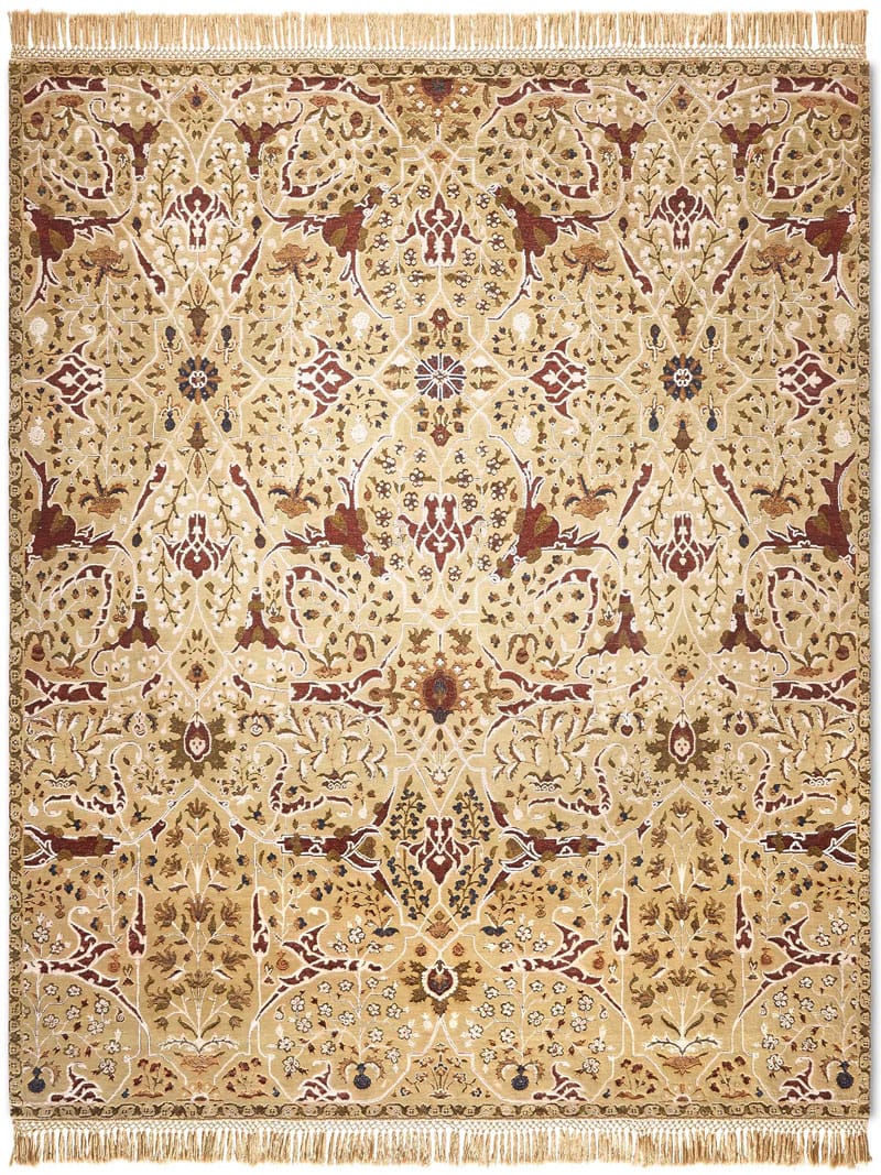 Teheran Yellow Handmade Luxury Rug