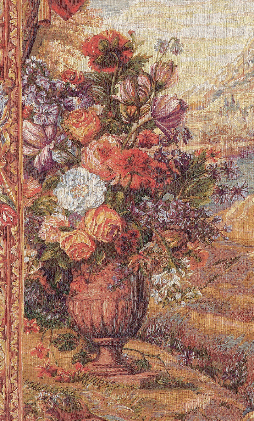 Bouquet with Drape - Fountain Tapestry