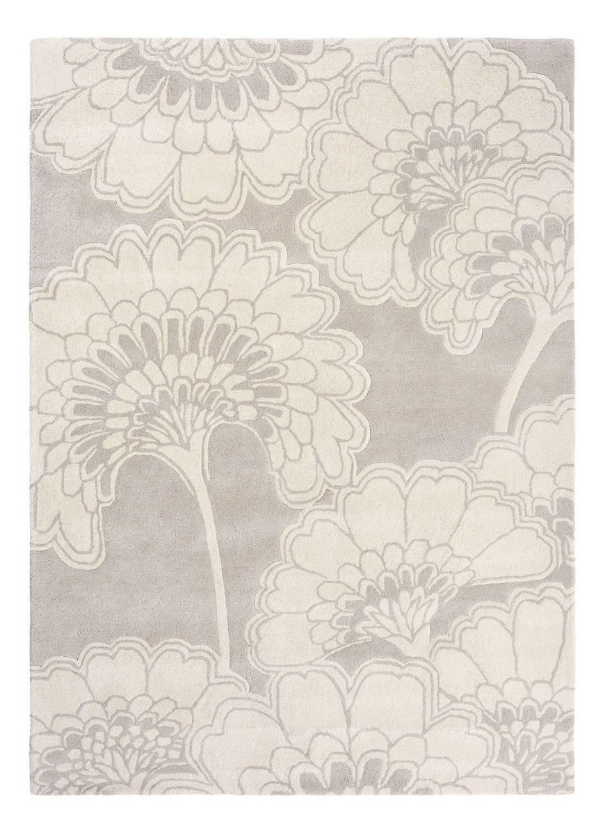 Japanese Floral Oyster 39701 Rug ☞ Size: 170 x 240 cm