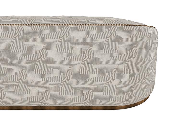 Premium Beige Curved Sofa