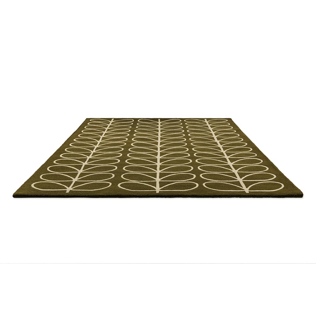 Linear Stem Olive 060501 Rug | Size: 160 × 230 cm