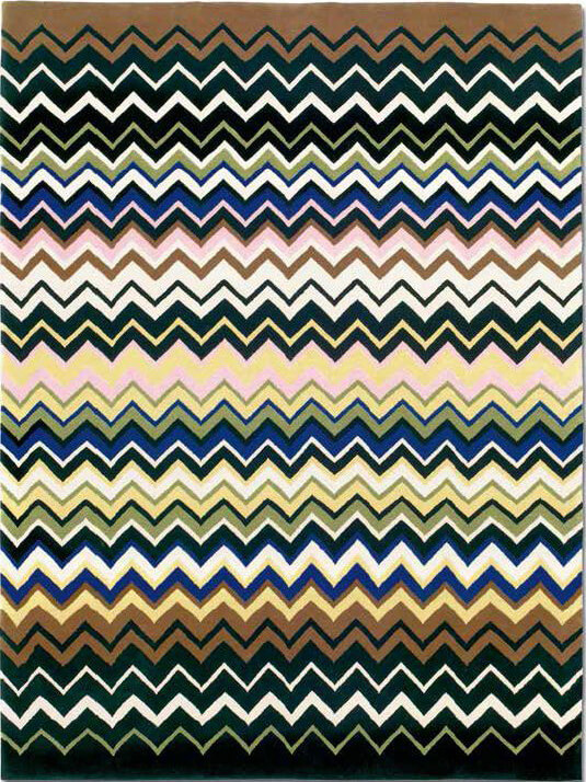 Multi Colored Chevron Rug Missoni Orthez