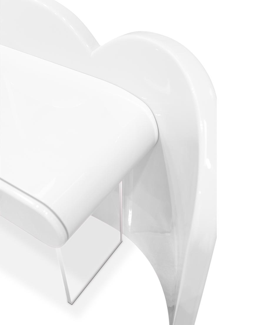 Dreamy Cloud White Dressing Table