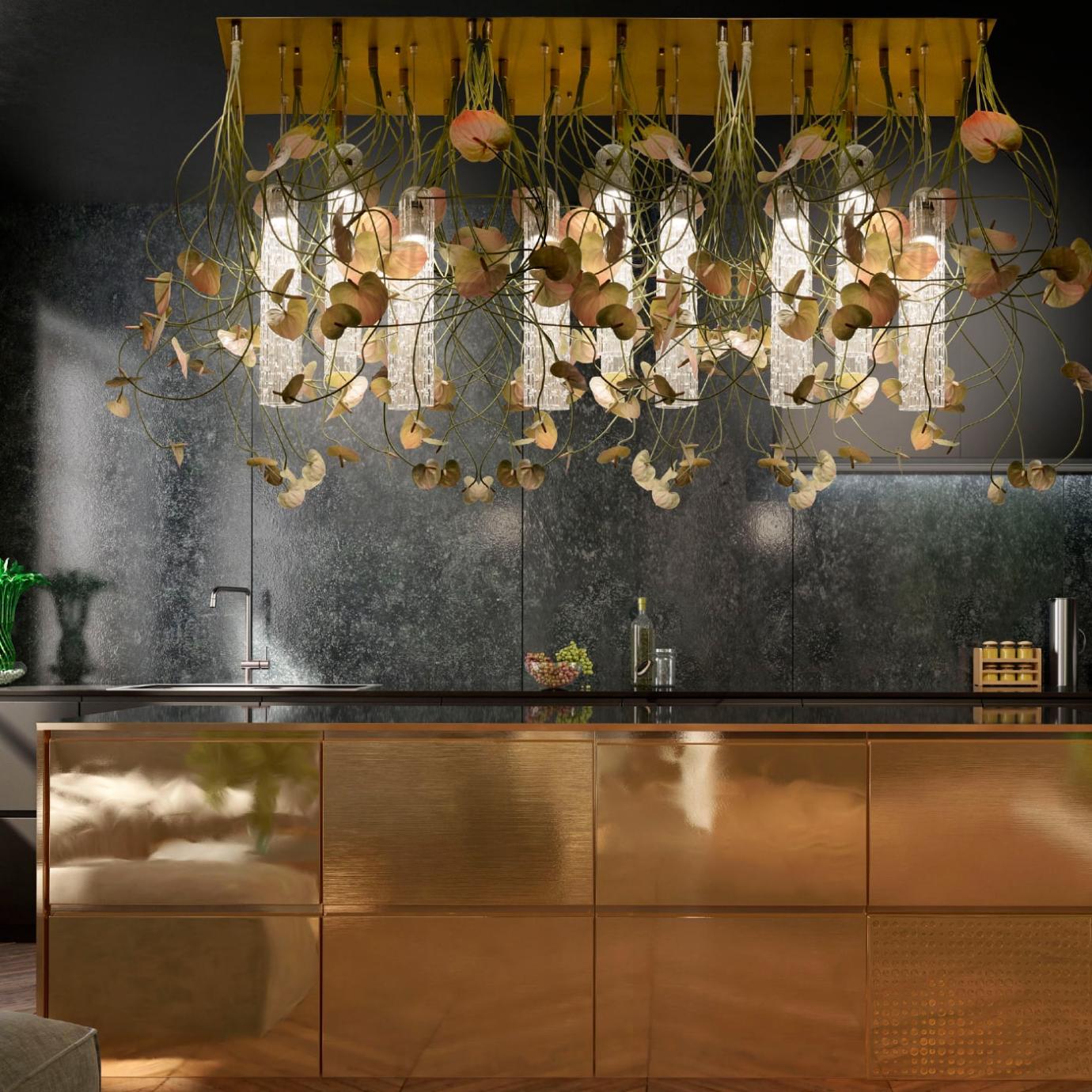 Anthurium Decorative Chandelier