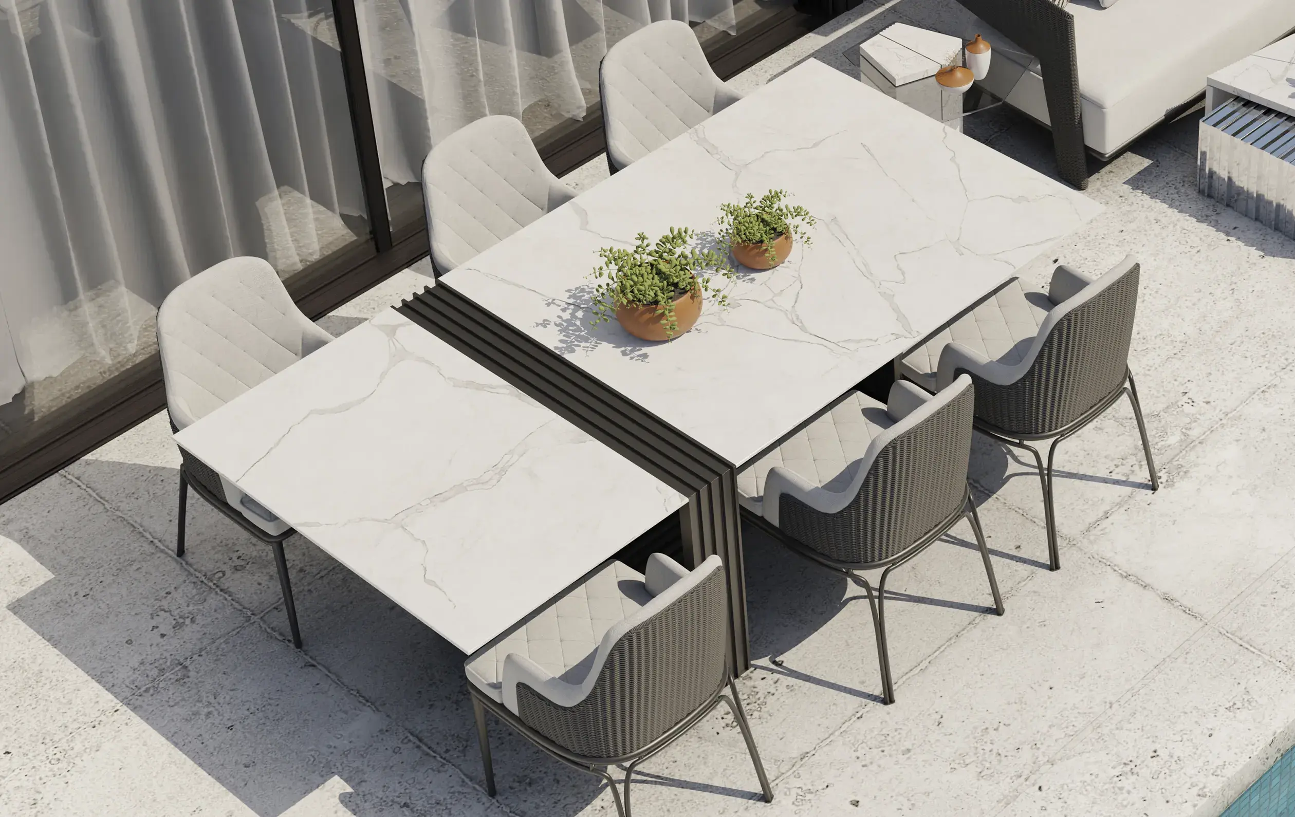 Majestic Grey Dining Chair - 3