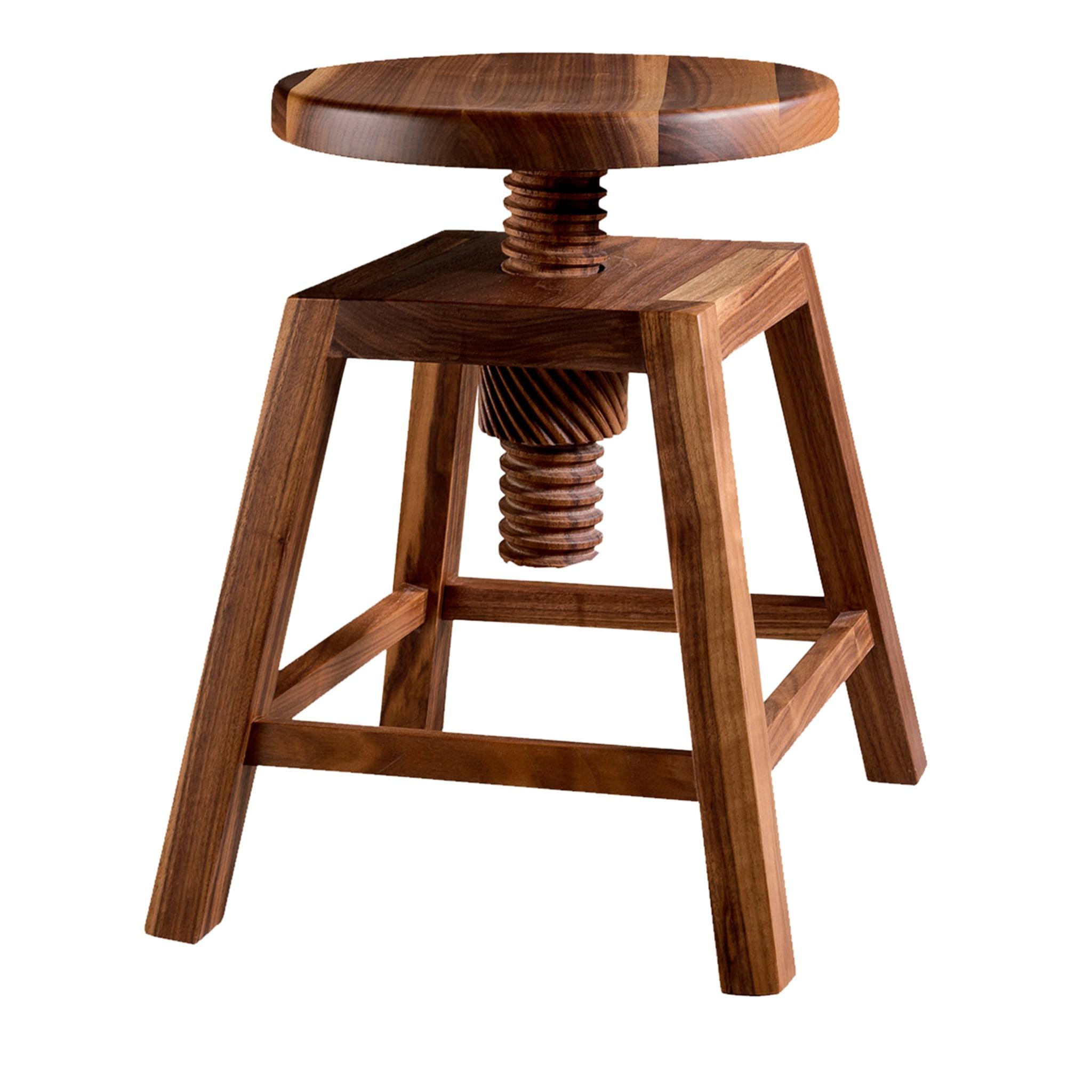 Invito Bespoke Low Brown Stool